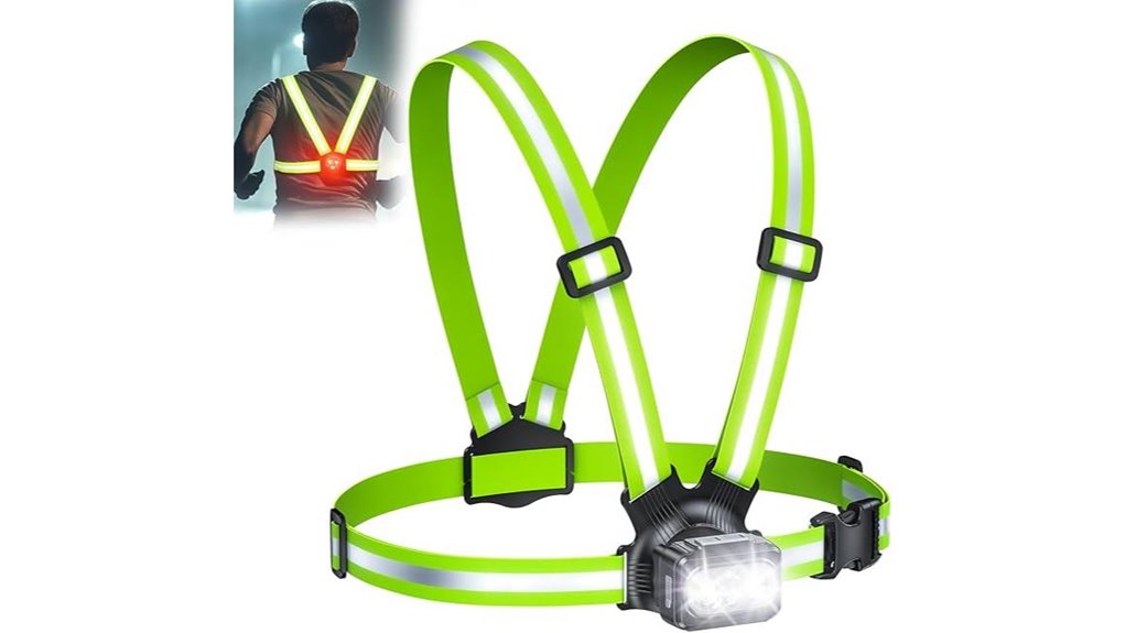 waterproof 500lm reflective running