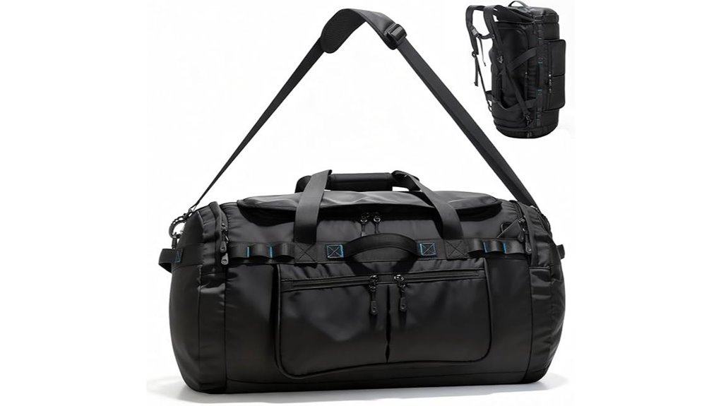 waterproof 60l travel duffle