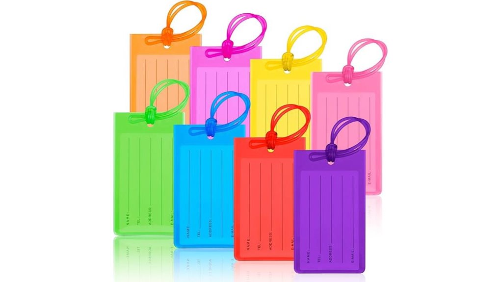 waterproof 8 pack id tags