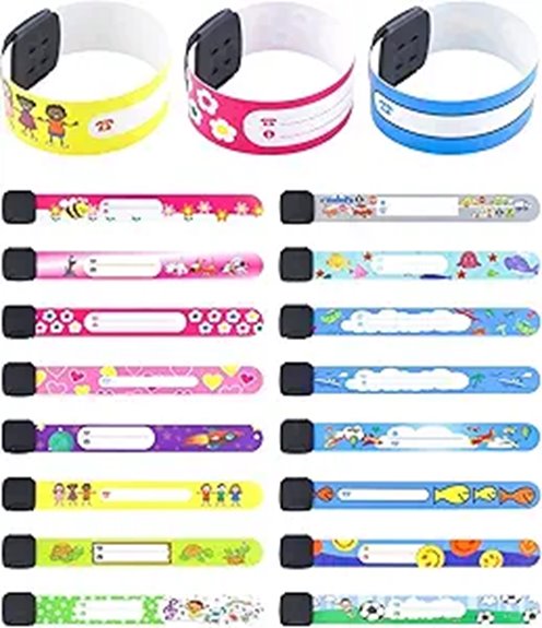 Best Child Identification Bracelets for Crowd Safety 1 waterproof adjustable kid wristbands