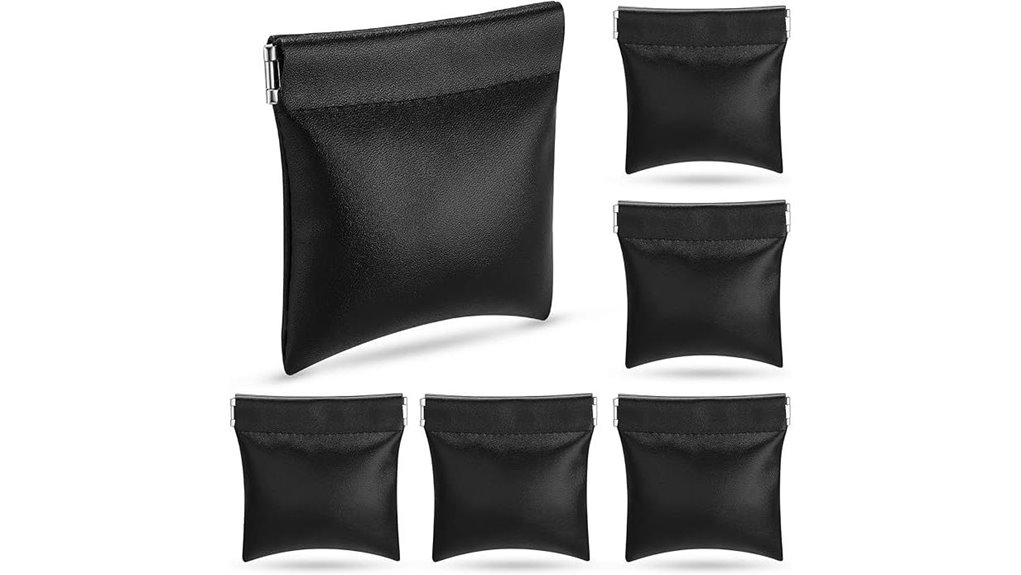 waterproof black 6 pack purses