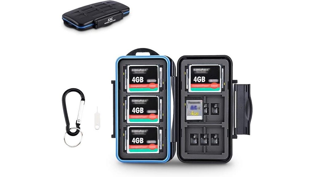 waterproof card case carabiner