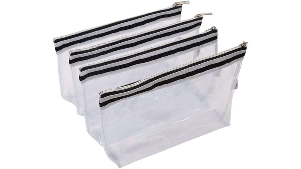 Best Clear Toiletry Bags That Don’t Crack (Thick Vinyl) 7 waterproof clear toiletry pouch
