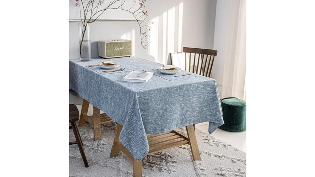 waterproof cotton linen tablecloth