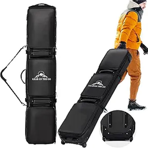 The Most Durable Snowboard Bags with Wheels 10 waterproof double rolling bag