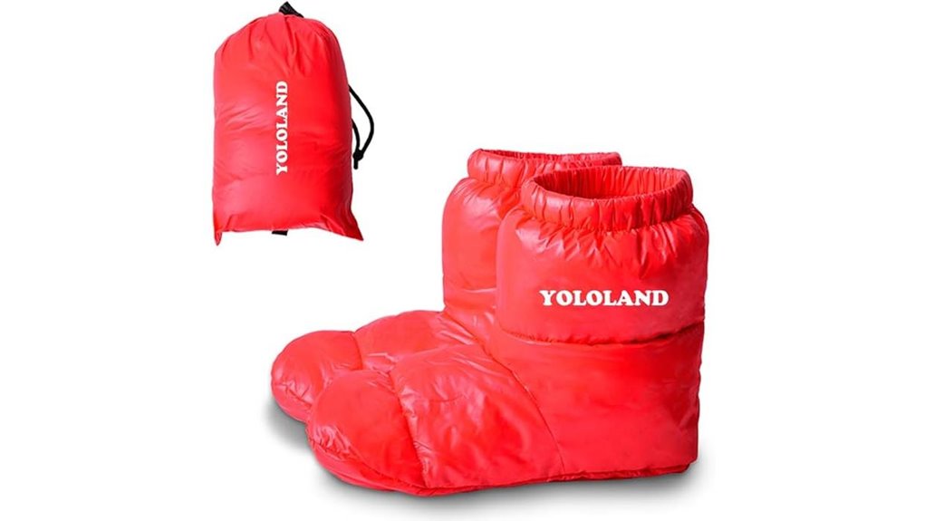 Down Booties (Hut Slippers): Cozy Comforts for Every Camper 15 waterproof duck down winter footwarmers