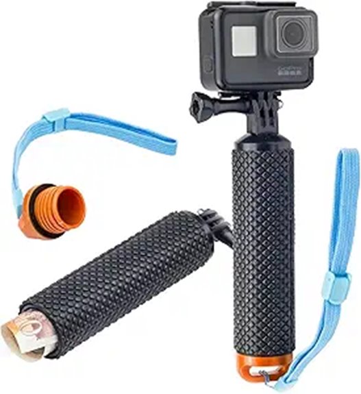 waterproof floating gopro handle