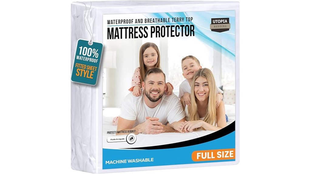 Best Mattress Protector (Waterproof) That Keeps Sheets Dry 5 waterproof full size 200 gsm