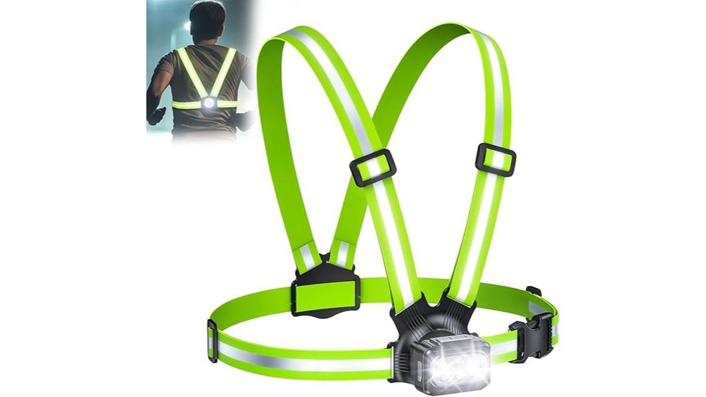 waterproof high visibility running vest