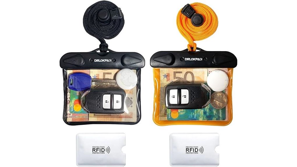 waterproof key id wallets