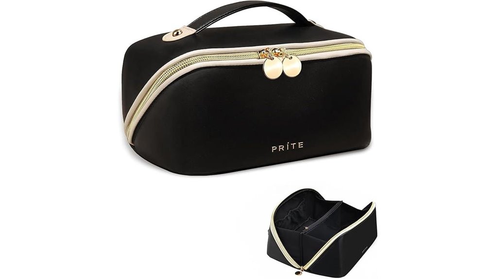 Must‑Have Makeup Bags with Easy‑Clean Liners (Spill Resistant) 5 waterproof leather makeup organizer
