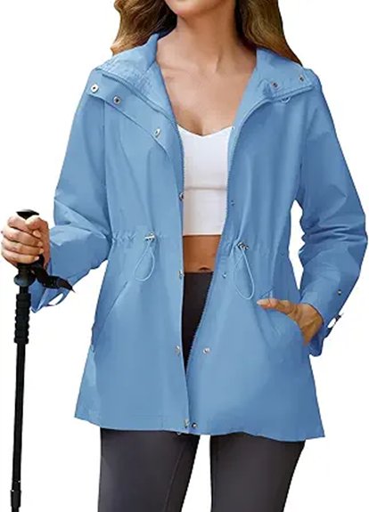 Packable Windbreakers That Keep You Dry Over Oceans 8 waterproof lightweight hooded raincoat