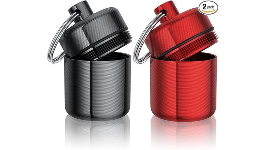 waterproof metal earplug case