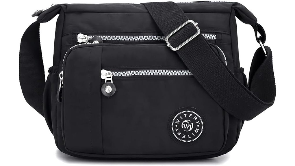 Packable Crossbody Bags With Waterproof Zips for Rainy Trips 6 waterproof nylon shoulder bag