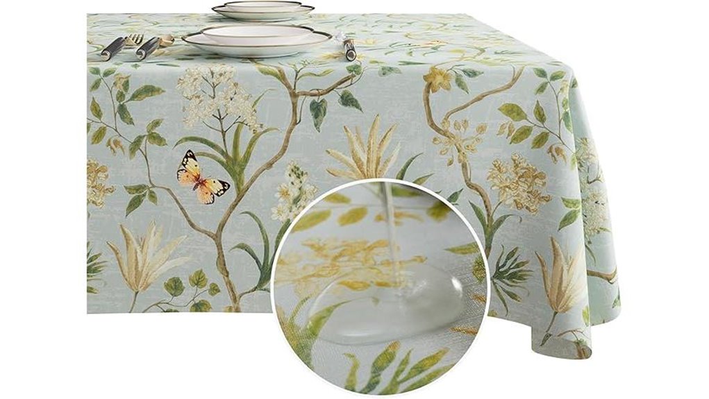 waterproof oil proof vinyl tablecloth