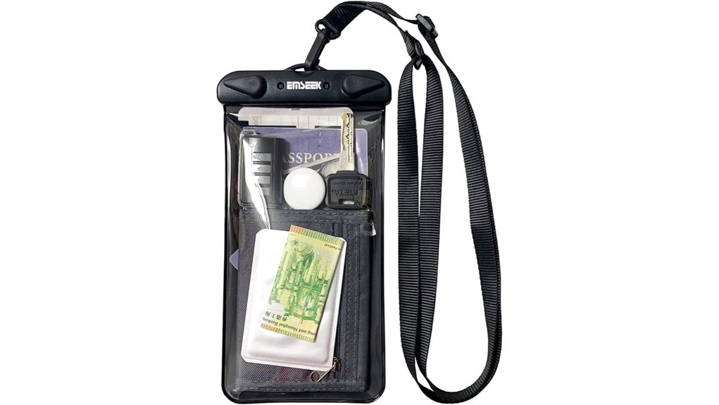 Best Document Pouches for Passport + Phone (Water-Resistant) 2 waterproof passport card organizer