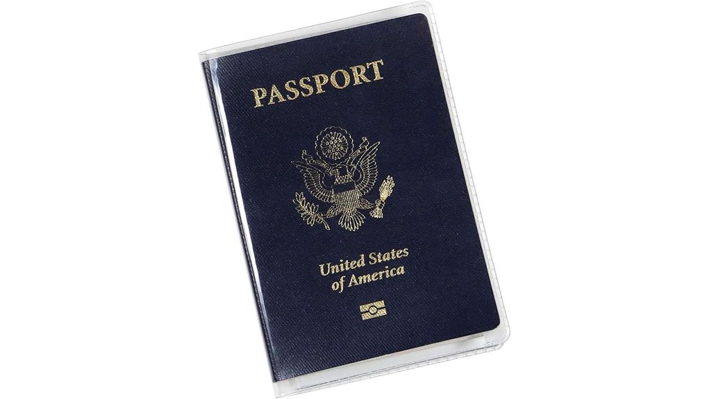 Passport Covers That Fit EU & US Passports Without Bending 5 waterproof passport covers set