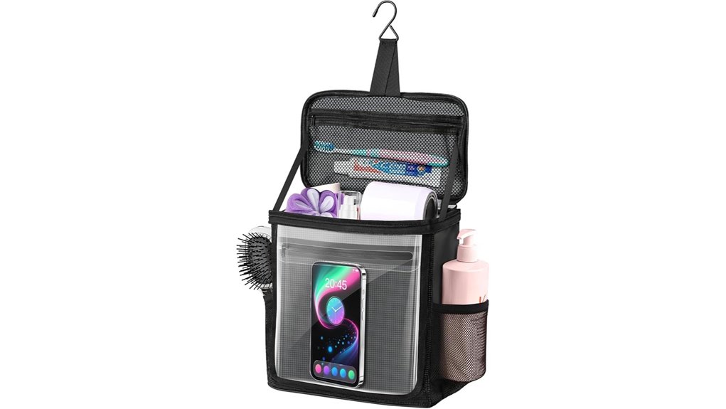 Top Toiletry Bags with Removable Sink Caddies Shared Bathrooms 7 waterproof phone shower caddy