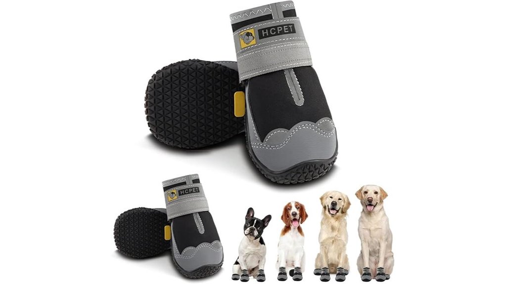 waterproof reflective anti slip booties