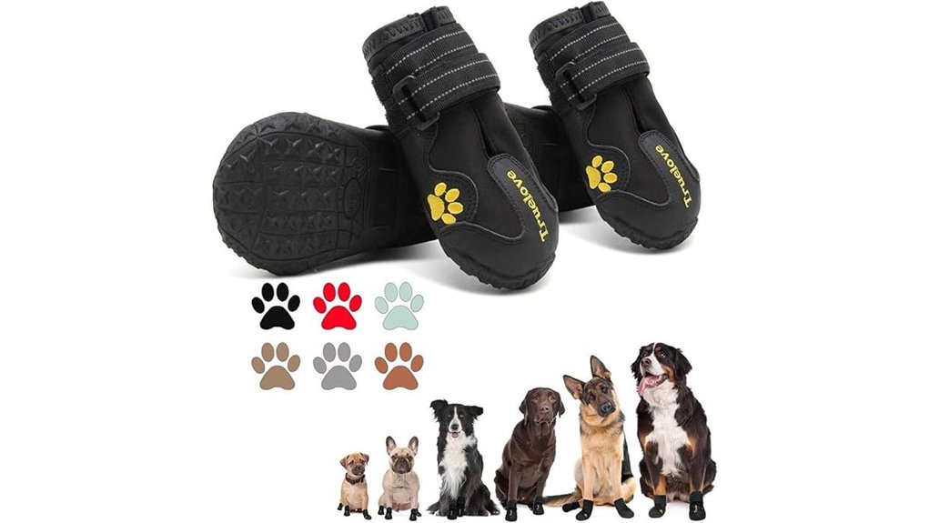 waterproof reflective dog booties