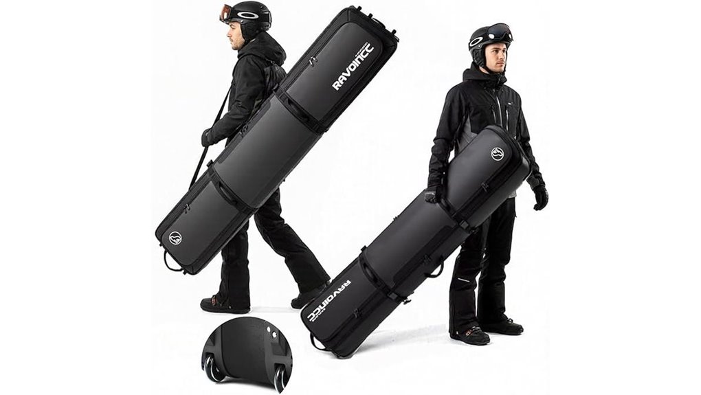 The Most Durable Snowboard Bags with Wheels 14 waterproof rolling snowboard carrier