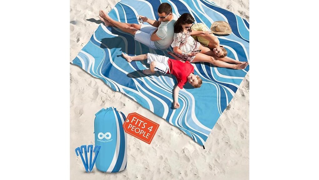 waterproof sandproof beach blanket