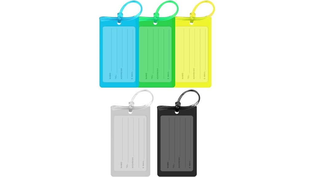 waterproof silicone luggage tags