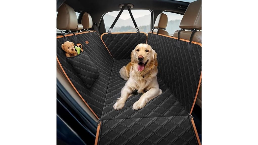 Waterproof Pet Car Seat Covers for Road Trips 9 waterproof soft non slip hammock