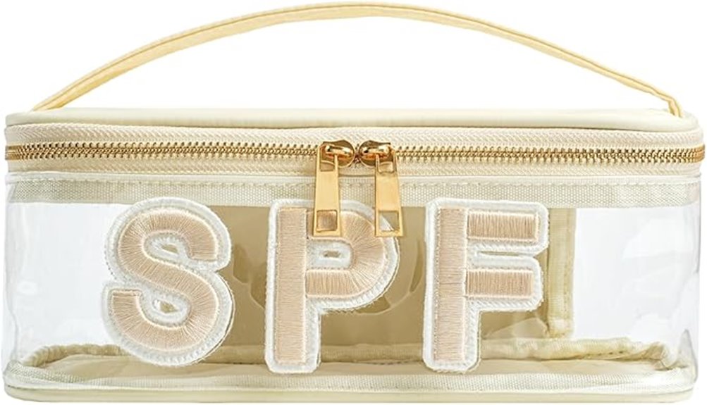 Leak-Proof Reef‑Safe Sunscreen Storage Cases You’ll Love 3 waterproof spf makeup bag