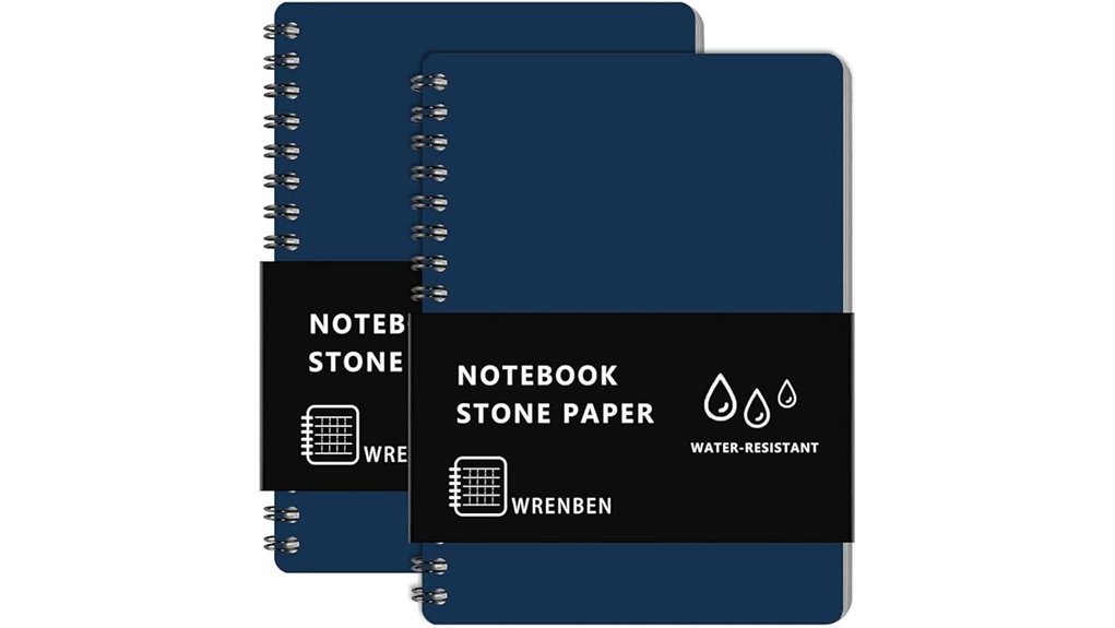 waterproof stone spiral notebooks