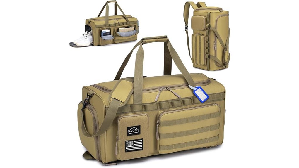 Best Travel Duffels That Convert Into Backpacks 13 waterproof tactical gym bag