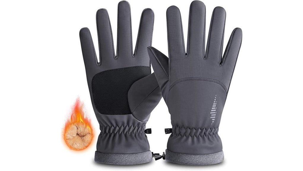 waterproof touchscreen ski gloves
