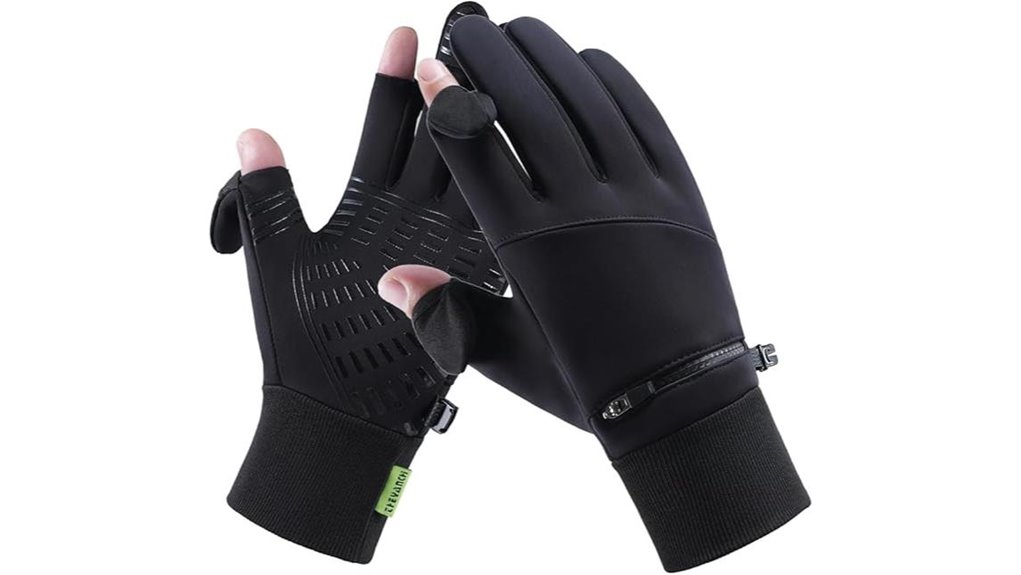 waterproof touchscreen snow gloves