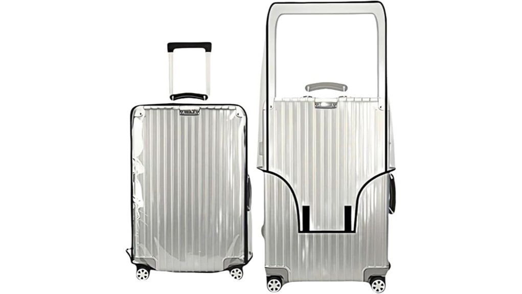 Top Luggage Rain Covers: Quick‑Fit, Tear‑Free Protection 12 waterproof transparent 22 inch cover