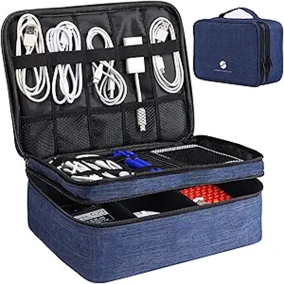 Best Organizer Cases for Plugs and Dongles (No Lost Adapters) 9 waterproof travel electronics organizer