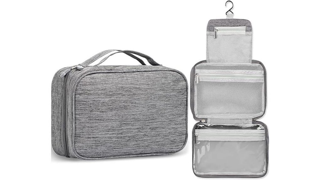 Hooked Toiletry Bags That Fit Tiny Bathrooms Like Magic 8 waterproof travel toiletry bag