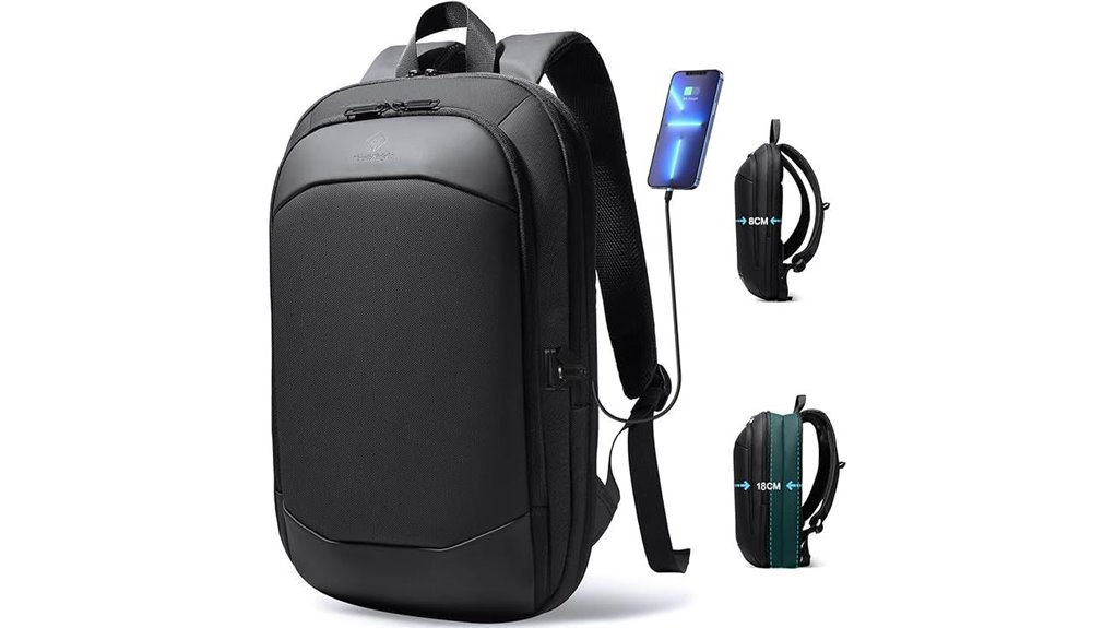 waterproof usb anti theft backpack