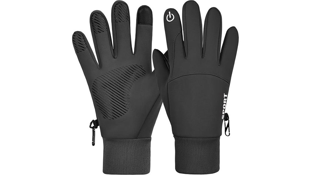 waterproof windproof touchscreen gloves