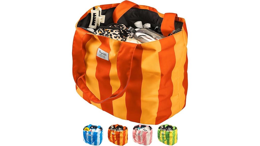 Tote Bags with Separate Wet Pocket (Swimwear Ready) for Dryness 3 waterproof xl beach tote