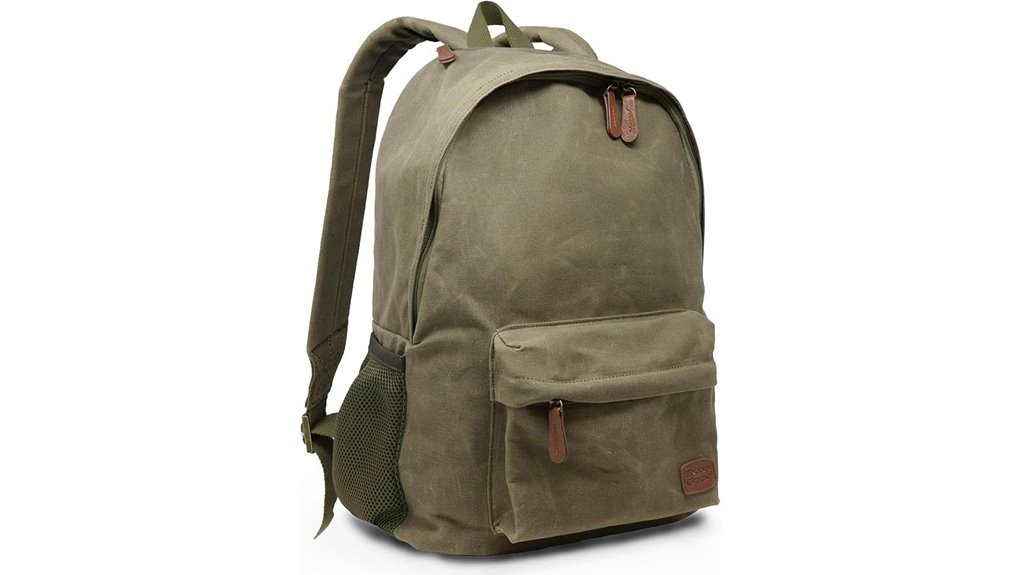 waxed canvas 20l backpack