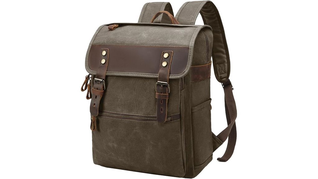 waxed canvas leather laptop
