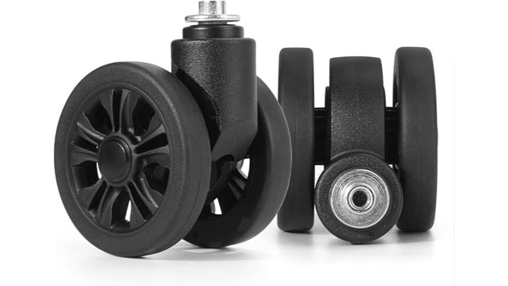 Smart replacement luggage wheels and wheel kits for repairs 13 wear resistant 2 pack luggage wheels