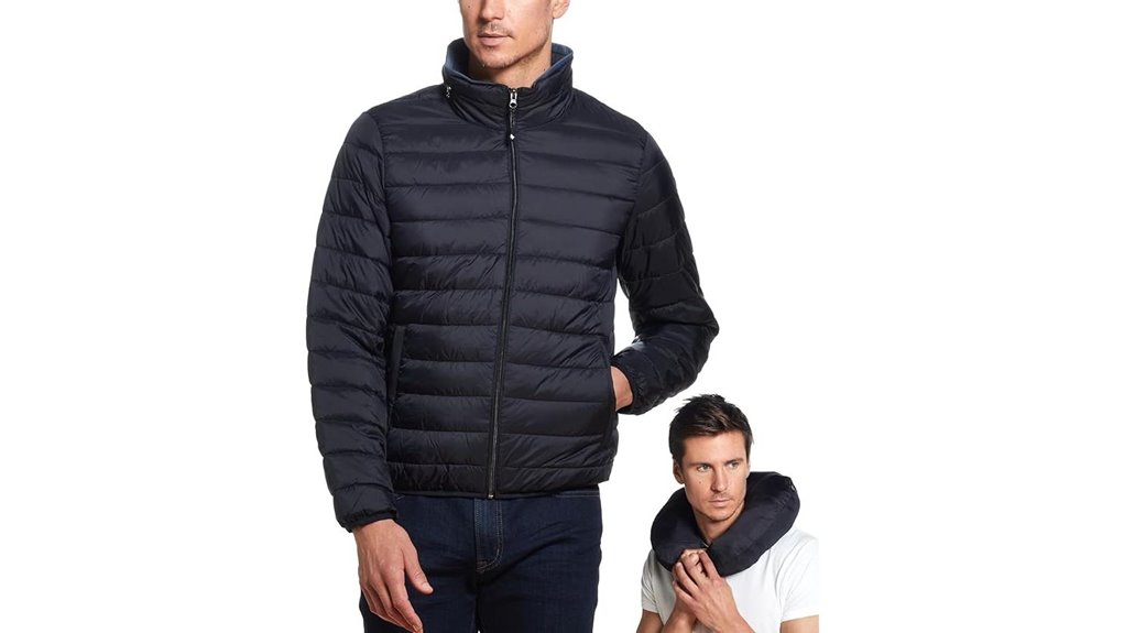 weatherproof lightweight puffer jacket
