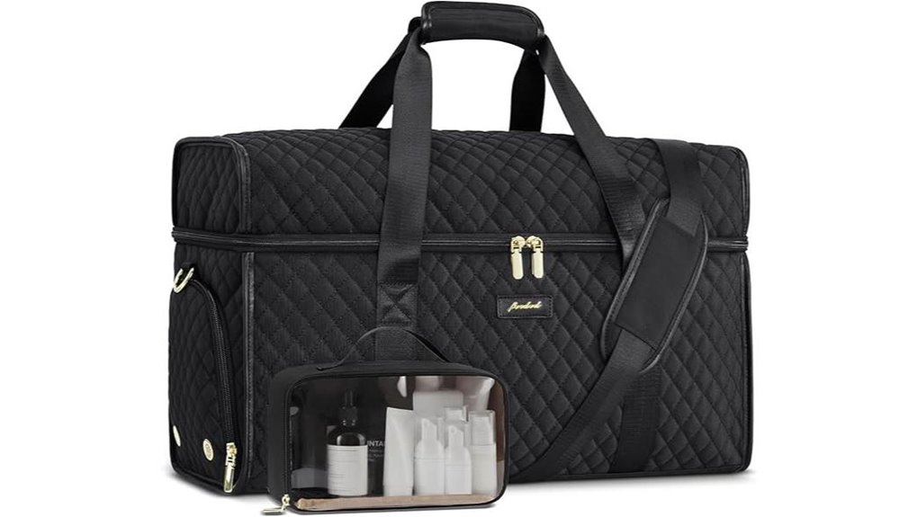 Weekender Bags for Road Trips with Big Opening & Easy Pack 6 weekender duffel shoe compartment