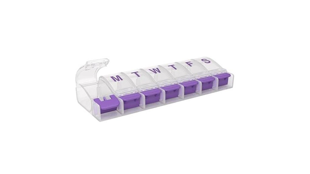 weekly 7 day pill case