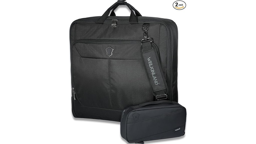 Best Carry‑Ons With Integrated Garment Sections(Suits/Dresses) 12 welkinland three compartment wrinkle resistant bag