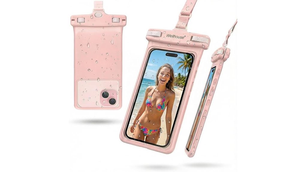 Waterproof Phone Pouches That Work on Touchscreens 5 wellhouse 3d waterproof lanyard
