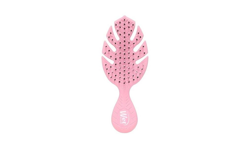Mini Hairbrushes That Detangle Gently — No Snapping Needed 8 wet brush mini detangler pink