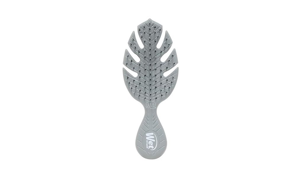 Mini Hairbrushes That Detangle Gently — No Snapping Needed 13 wetbrush grey mini detangler