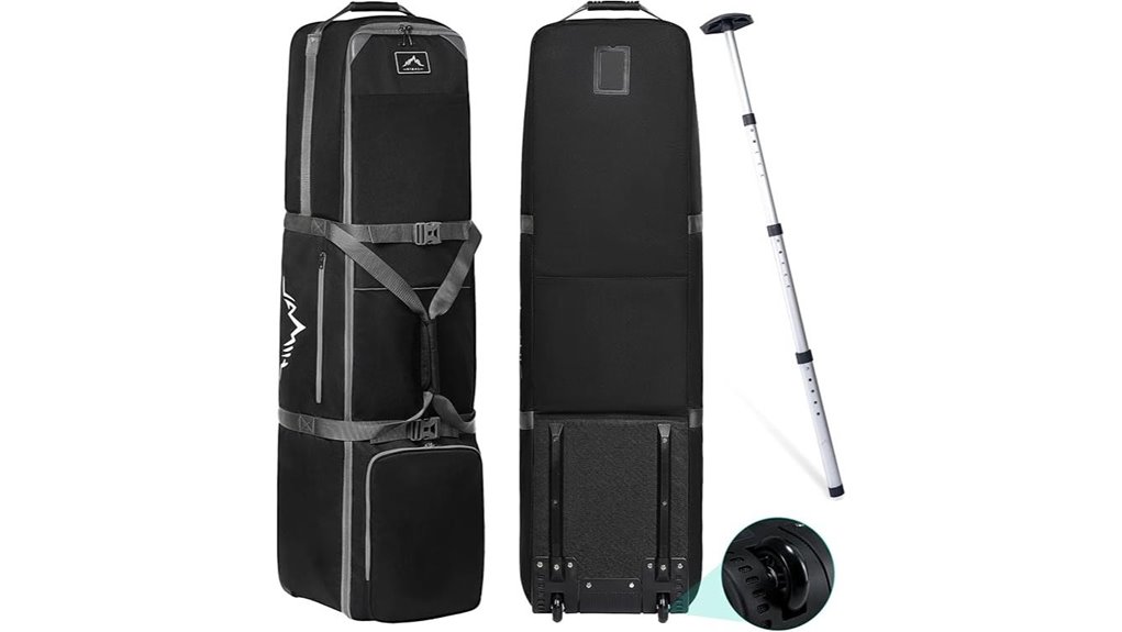 Top Travel Golf Bags (Soft Sided) Every Beginner Will Love 13 wheeled adjustable golf bag